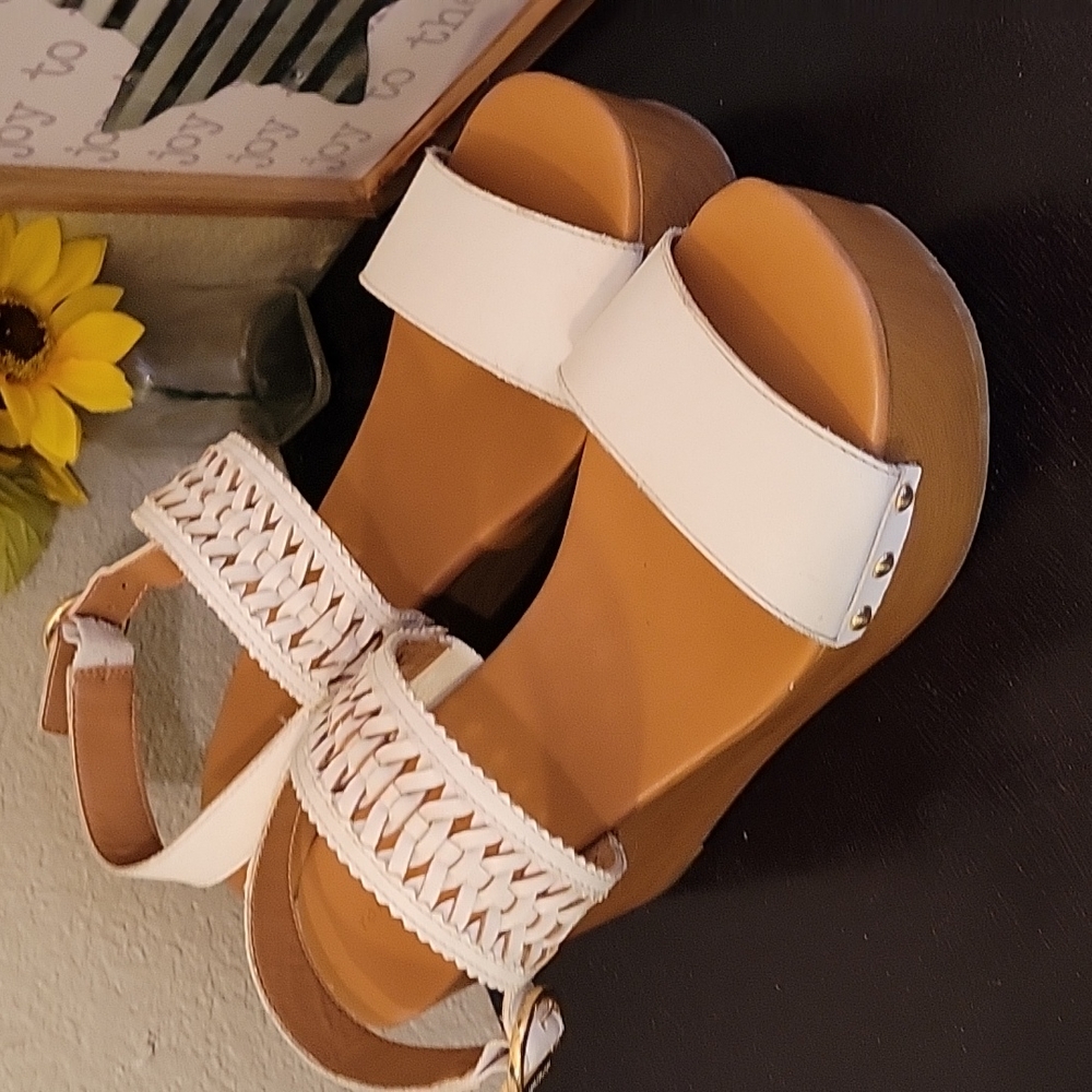 Tommy Hilfiger White Platform Wedges